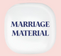Marriage Material Compact Mirror LED