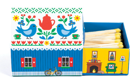 Swedish Dream® Tiny Living Blue Matchbox Cottage