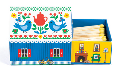 Swedish Dream® Tiny Living Blue Matchbox Cottage