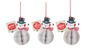 Honeycomb Snowman Ornaments