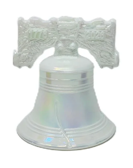 Mosser 3.25" Liberty Bell,  Milk Carnival