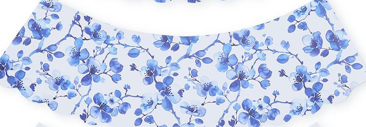 Set of 2 Chinoiserie Paper Shade Covers