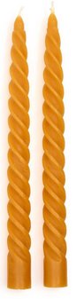 Twist Taper Candles, Set of 2 (*Multiple Colors*)