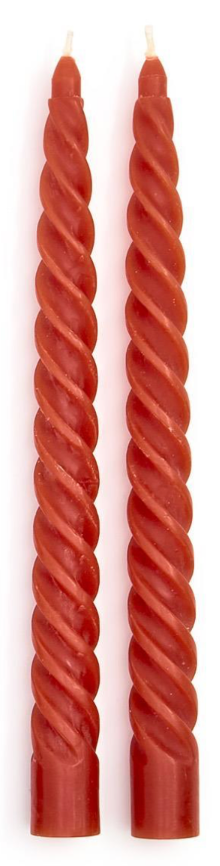 Twist Taper Candles, Set of 2 (*Multiple Colors*)
