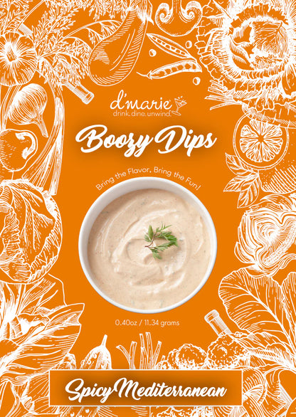 Spicy Mediterranean Boozy Dip