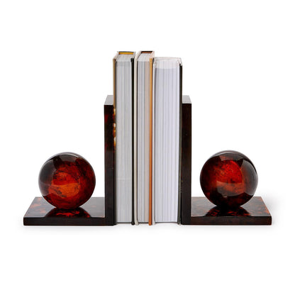 Perfect Sphere Tortoise Bookends, Set of 2