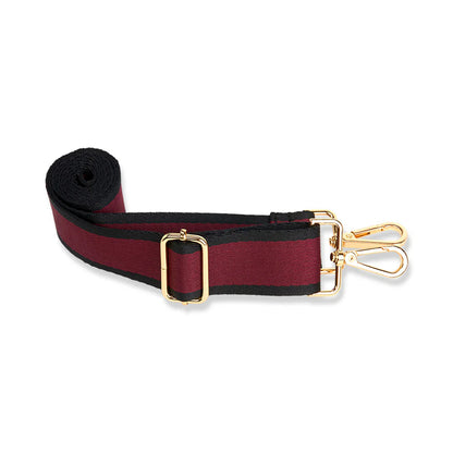 Dark Cherry Hydrobag® with Cherry and Black Striped Strap