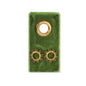Gold Open Sun Studs On Velvet Gift Tag
