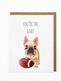 GOAT Football Frenchie Card