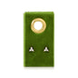 Gold Triple Cluster Studs On Velvet Tag