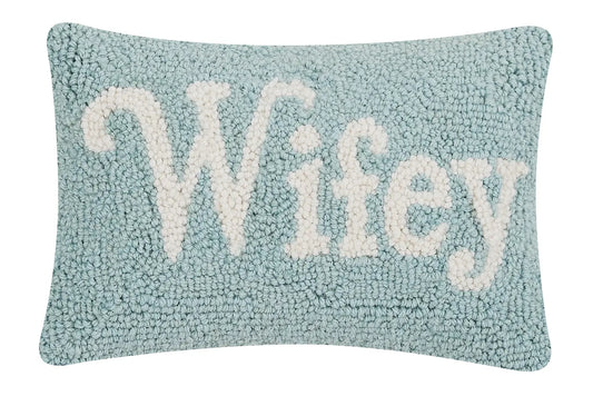 Wifey Hook Pillow