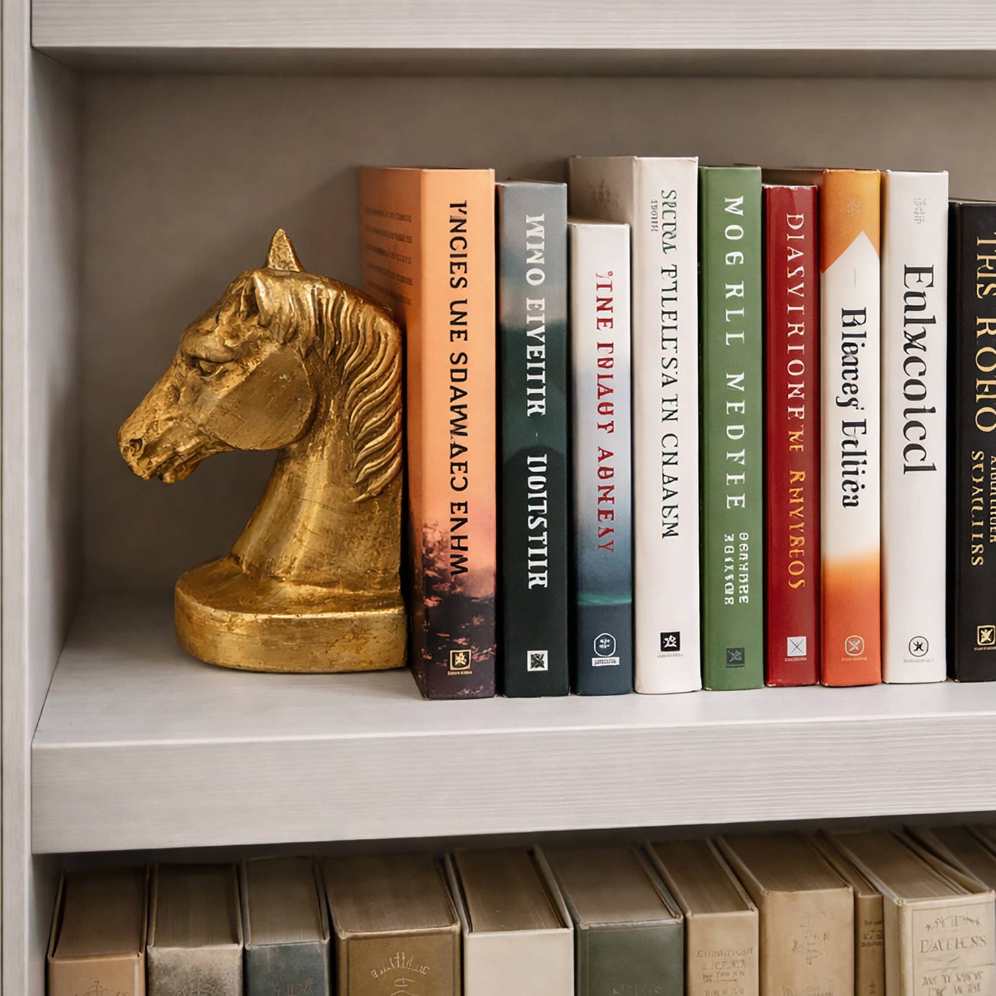 S/2, Iron Horse Head Decorative Bookend Set