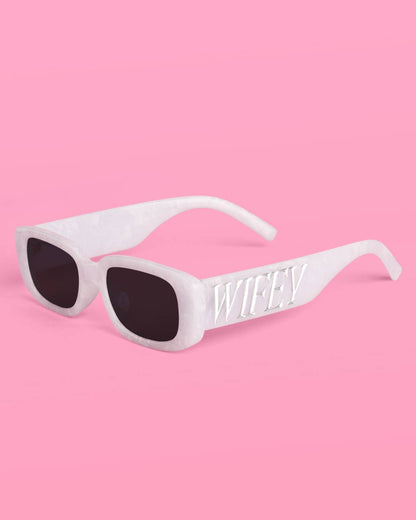 White Wifey Sunglasses