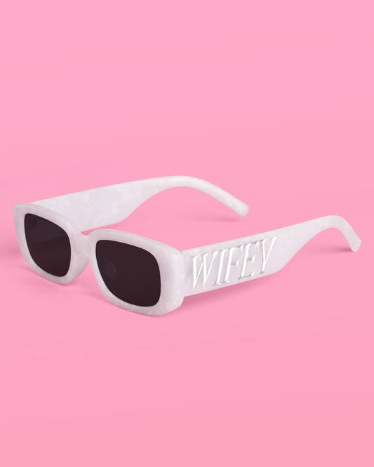 White Wifey Sunglasses