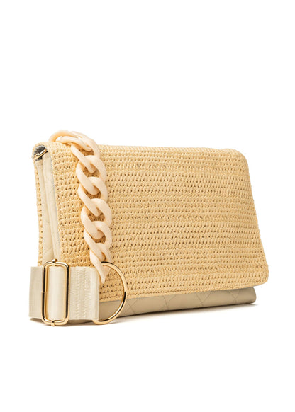 Lexi Drift Raffia Crossbody