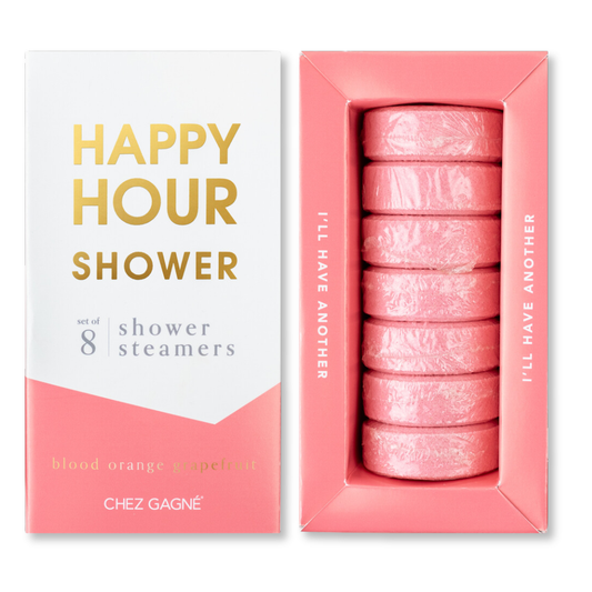 Happy Hour Shower Shower Steamers, Blood Orange Grapefruit