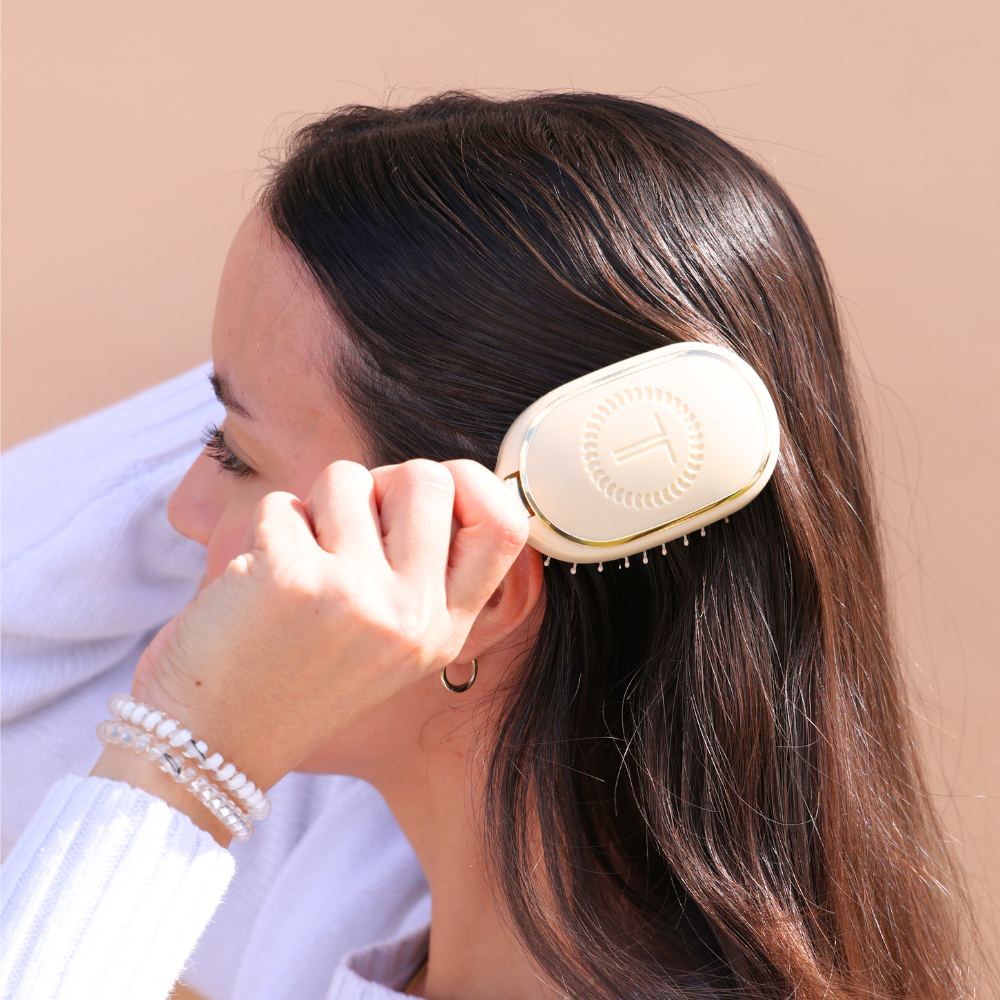 Mini Boar Brush - Tan