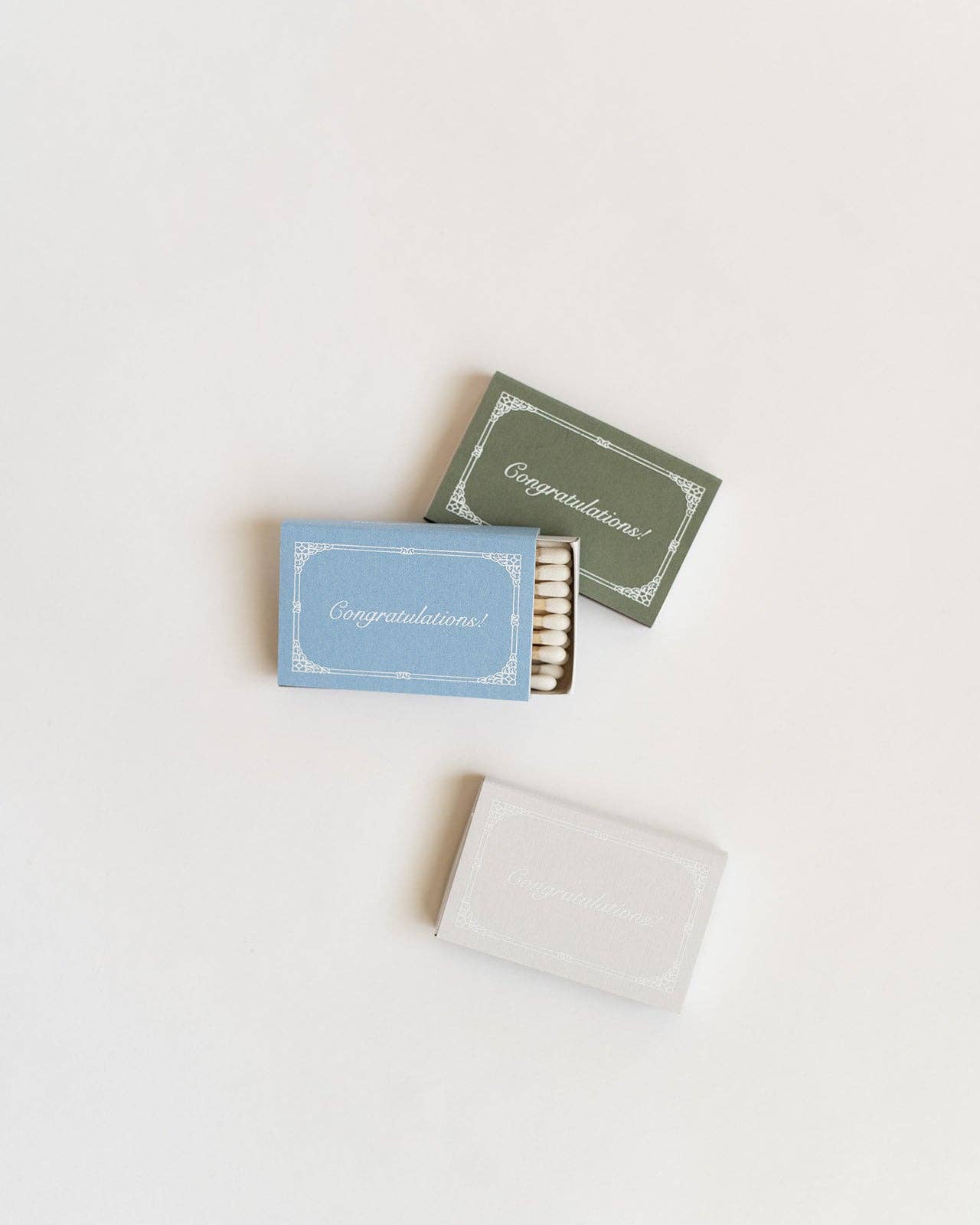 Just Married Matchbox (French Blue)