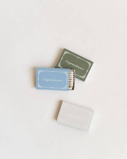 Just Married Matchbox (French Blue)