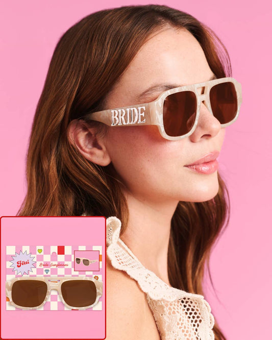 Bride Pearlized Aviator Sunglasses