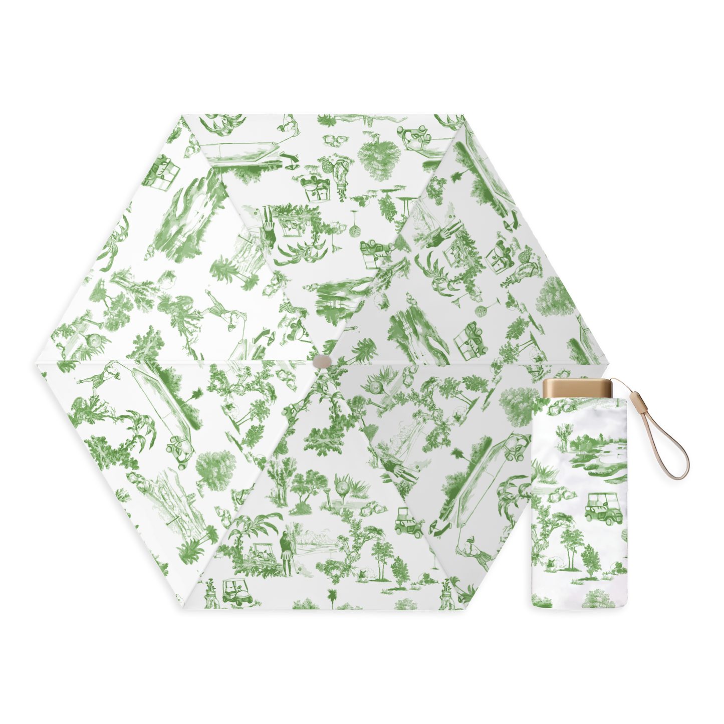 Golf Toile Umbrella