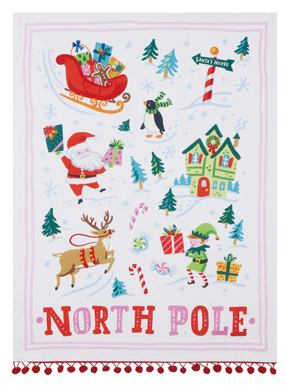 North Pole Cotton Kitchen Towel