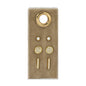 Gold Pavé Velvet Stud Gift Set