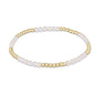 enewton Blissful Pearl 3mm Beaded Bracelet shown flat on a plain white background