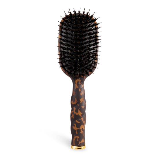 Teleties Boar Bristle Hair Brush - Tortoise