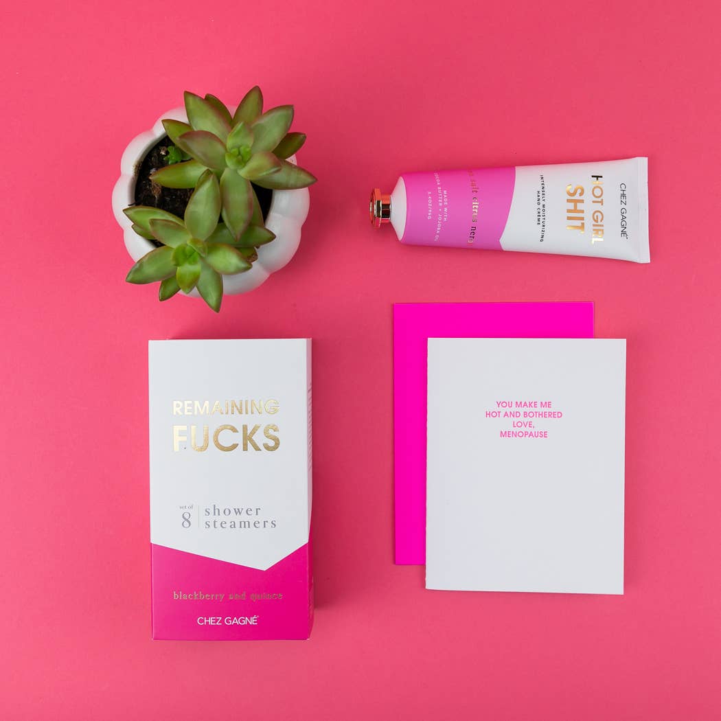 Remaining Fucks Shower Steamers, Blackberry Quince