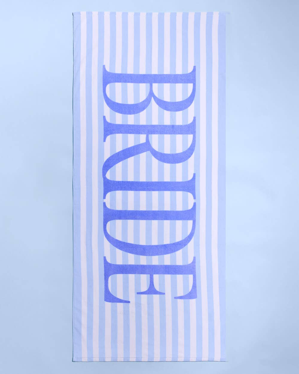 Coastal Bride Striped Beach Towel