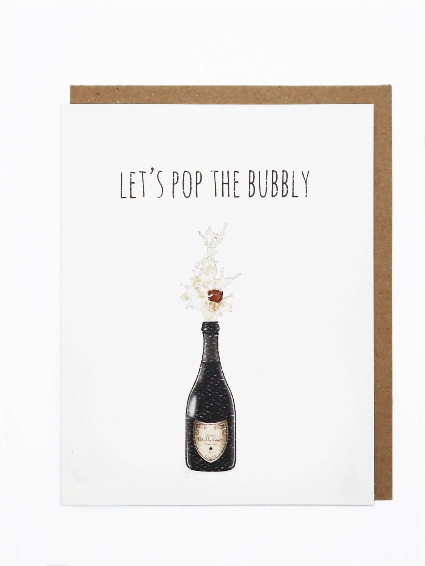 Pop The Bubbly Card