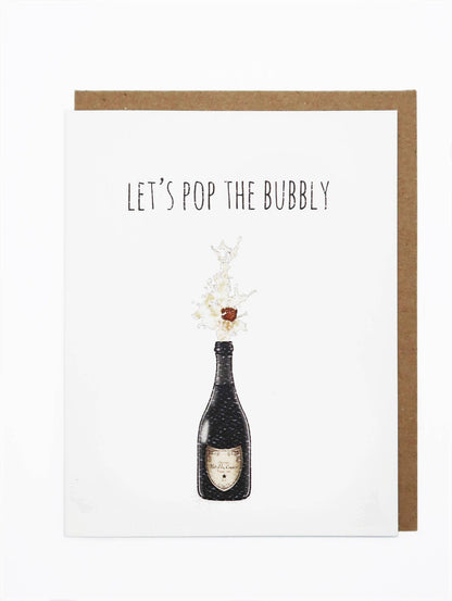 Pop The Bubbly Card