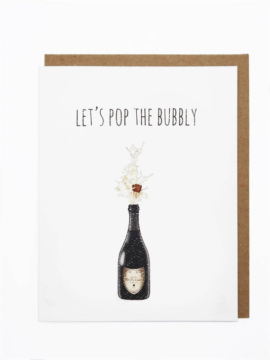 Pop The Bubbly Card
