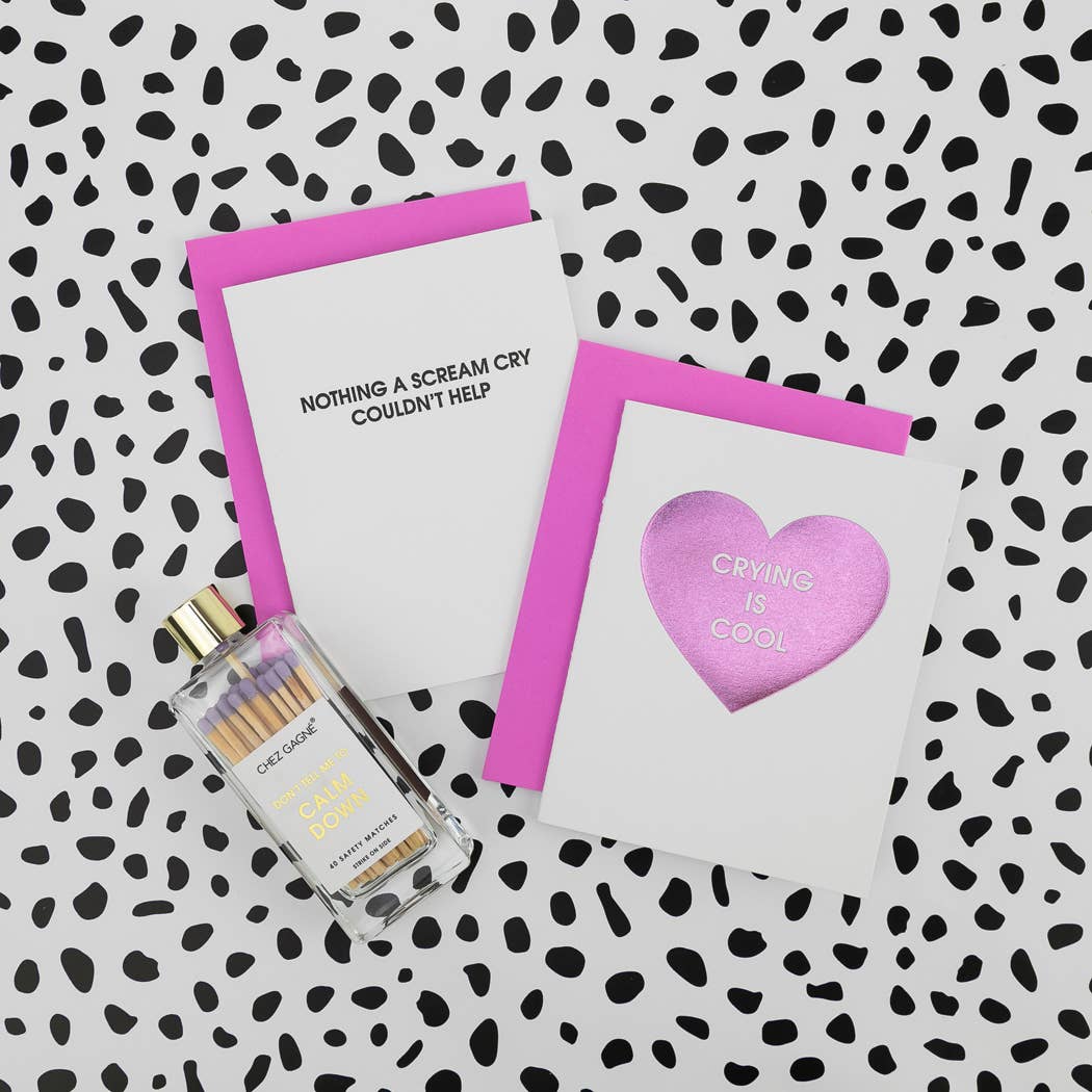 Don't Tell Me To Calm Down Matches - Glass Bottle Matchsticks Lavender