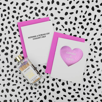 Don't Tell Me To Calm Down Matches - Glass Bottle Matchsticks Lavender