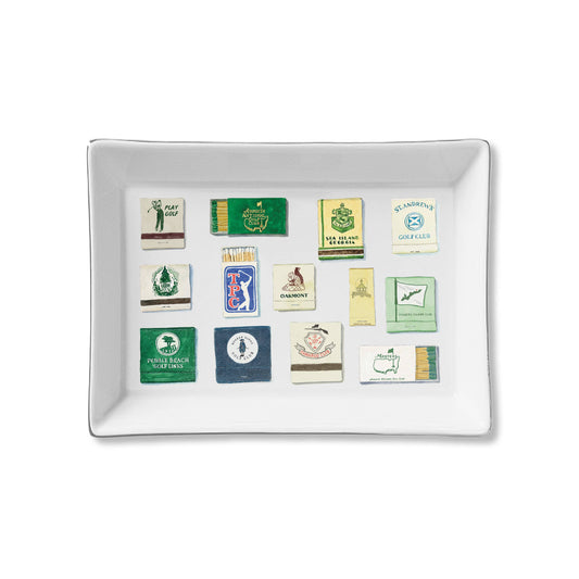 Ceramic Tray - Matches Golf Matches