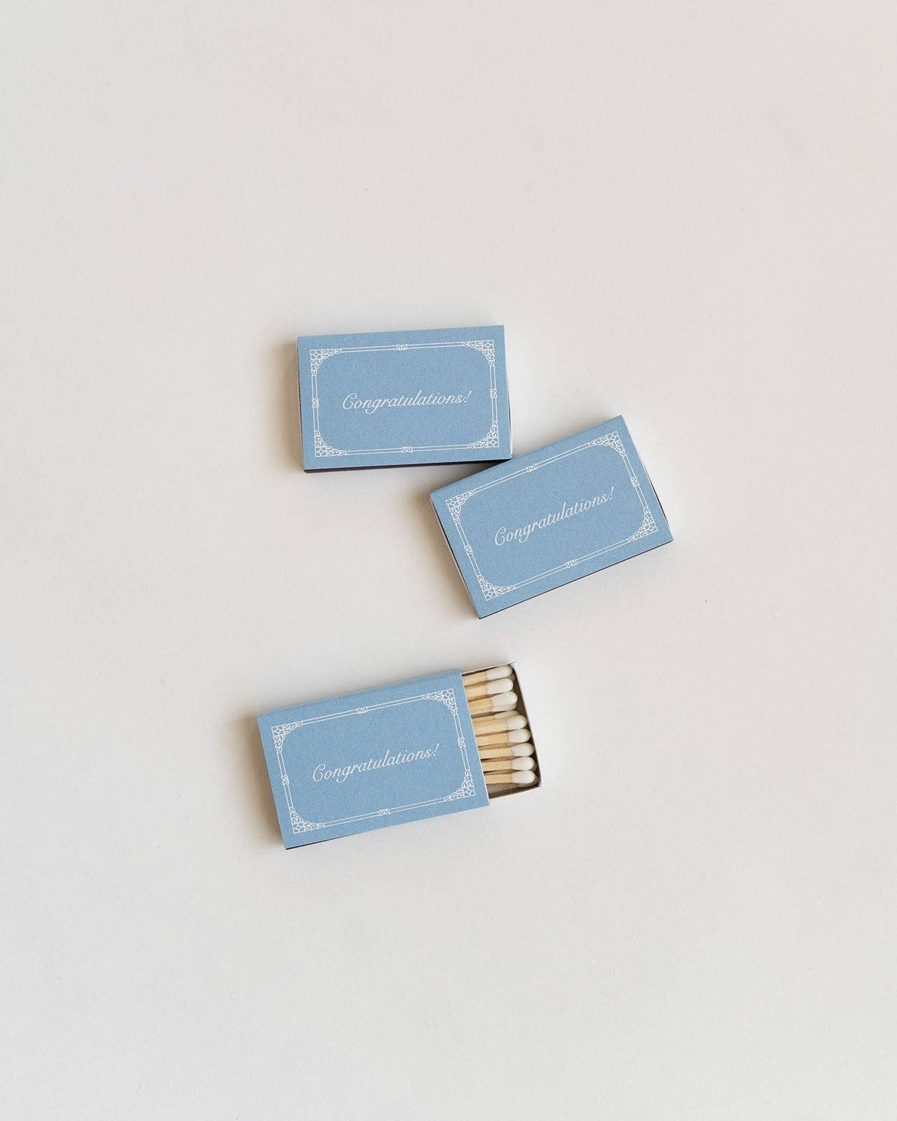 Just Married Matchbox (French Blue)