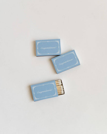 Just Married Matchbox (French Blue)