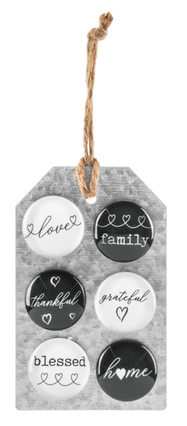 Family Text Magnet (6 pc. set)