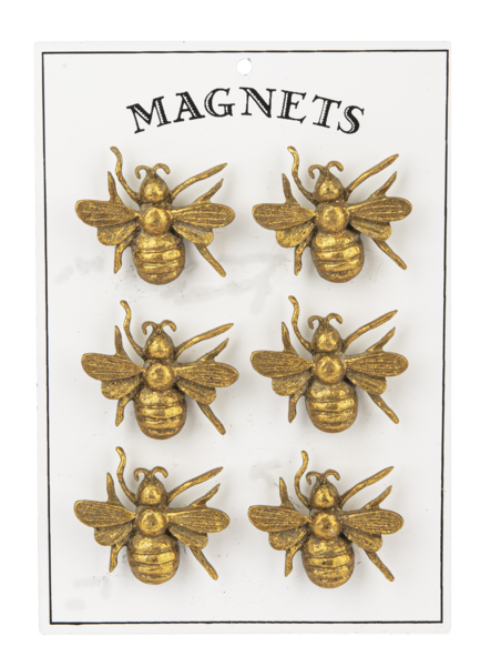 Gold Bee Magnet (6 pc. set)