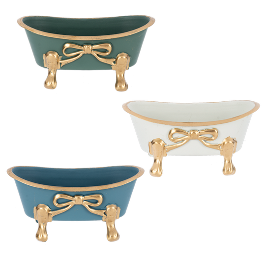 Mini Bath Tub with Bow (*Multiple Styles*)