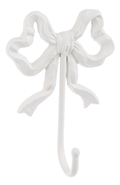 White Bow Wall Hook