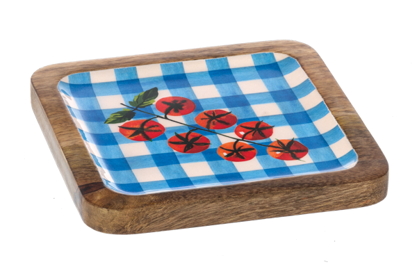Square Tomato Tidbit Tray
