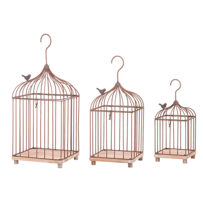 Antique Copper Bird Cage (*Multiple Sizes*)