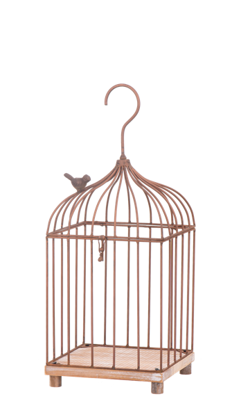 Antique Copper Bird Cage (*Multiple Sizes*)