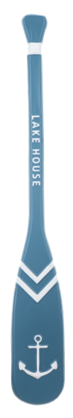Light Blue Lake House Paddle Wall Decor