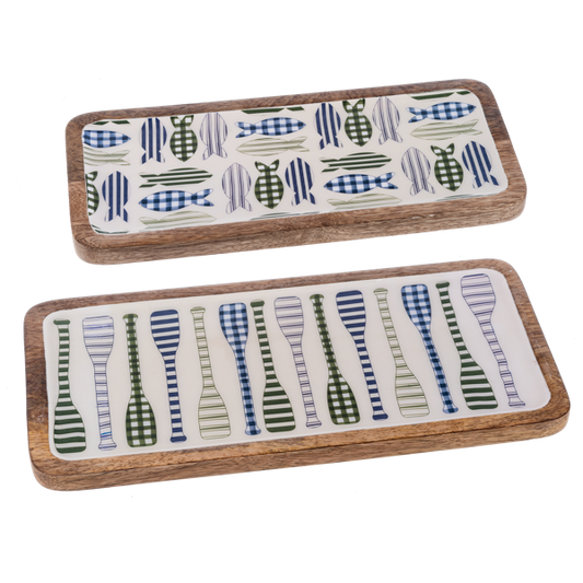 Rectangle Fish & Paddle Serving Tray