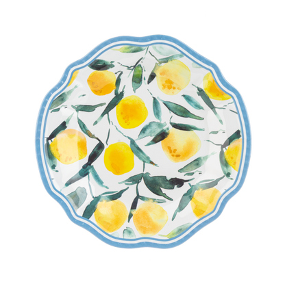 Lemon Salad Melamine Plate