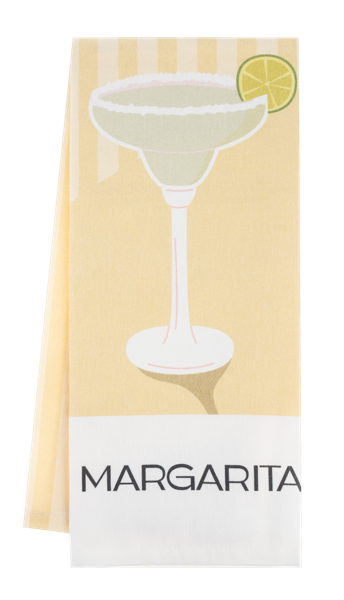 Margarita Cocktail Recipe Tea Towel